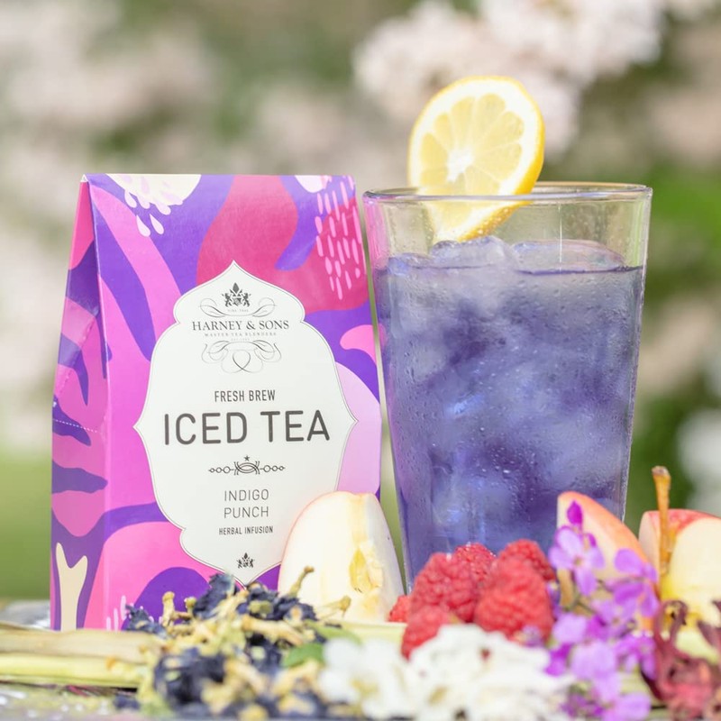 Harney & Sons Fresh Brew Indigo Punch Herbal Iced Tea,