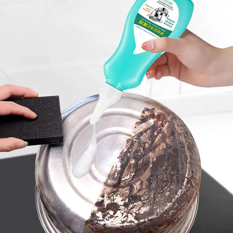 Gel Limpiador De Fondo De Olla Q Black Pot, Limpiador