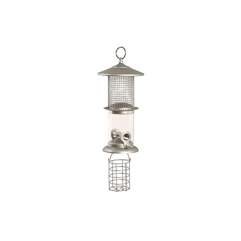 Siena Garden H22037 Triple Feeder for Mixed Feed, Nuts and