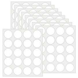 160 Pcs Round Clear Double Sided Adhesive Dots, 20 mm Removable Sticky Putty for Wall Hanging (20mm,160Pcs)