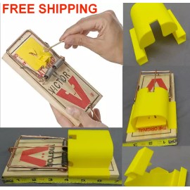 Dean Elliott Victor Large Professional Rat Trap with Hood Cover for (1 Combo Pack) 2 Pieces