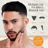 Men's Beard Dye 3 in 1, Brown Beard Hair Dye