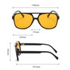 JCTAIFOO Polarised Sunglasses for Men Women Vintage Round Large Frame