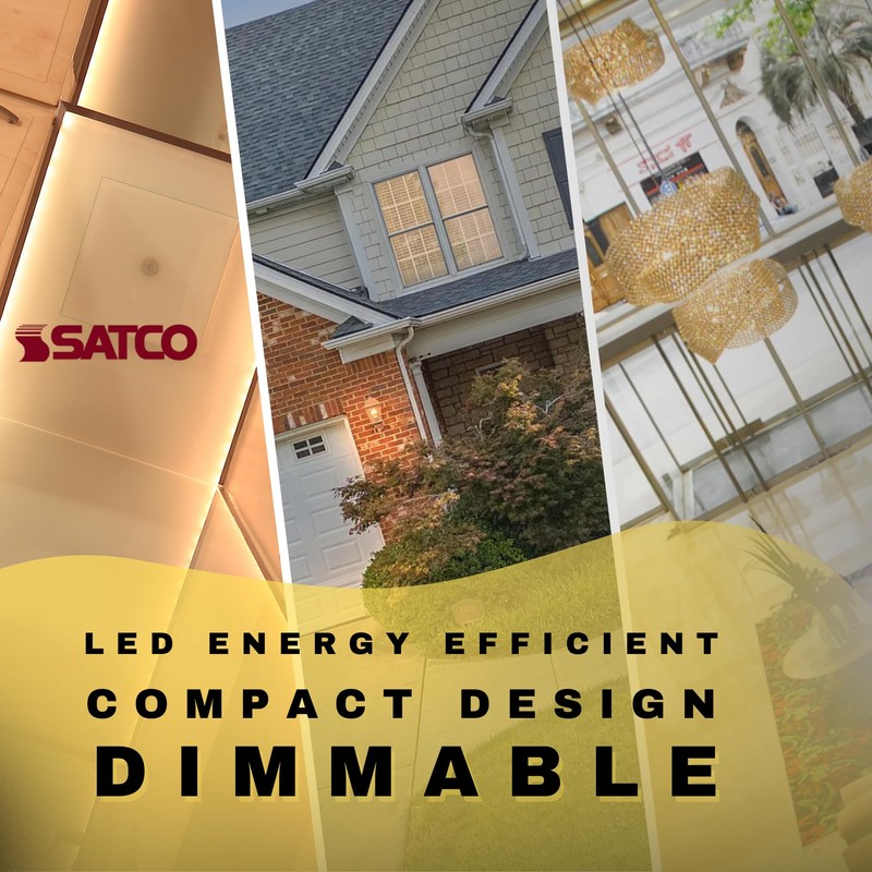 Satco S11230 3.5W LED G9 Base Clear 3000K T4 Mini