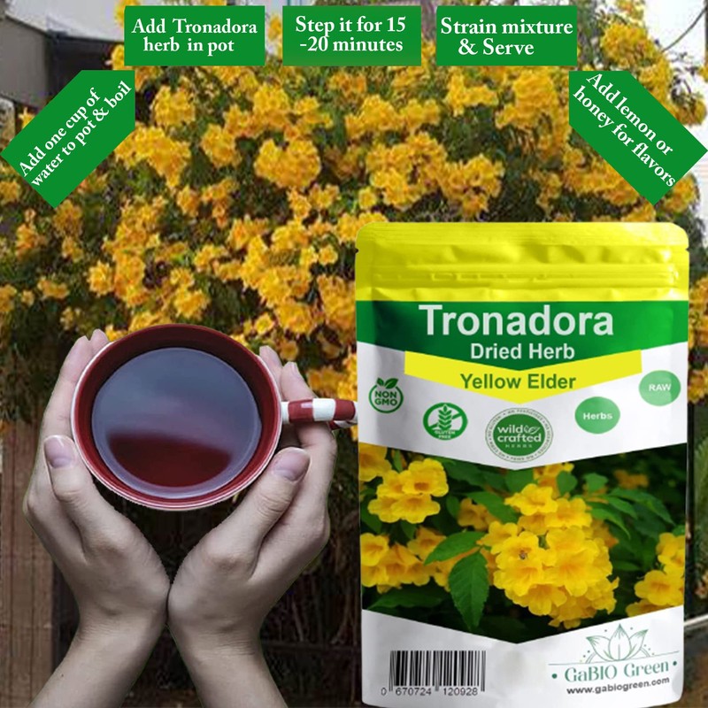 Gabio Green-Tronadora Retama, 16 oz/ 1 pound gr Premium Quality