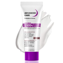 Sun Cream Spf 100 - Spf 100 Sunscreen - Uvb/Uva High Protection Spf 100 Face Moisturiser - Factor 100 Sun Screen Prevent Sunburn&Taning - Spf 100 Waterproof Moisturiser Soothing Skin 80g