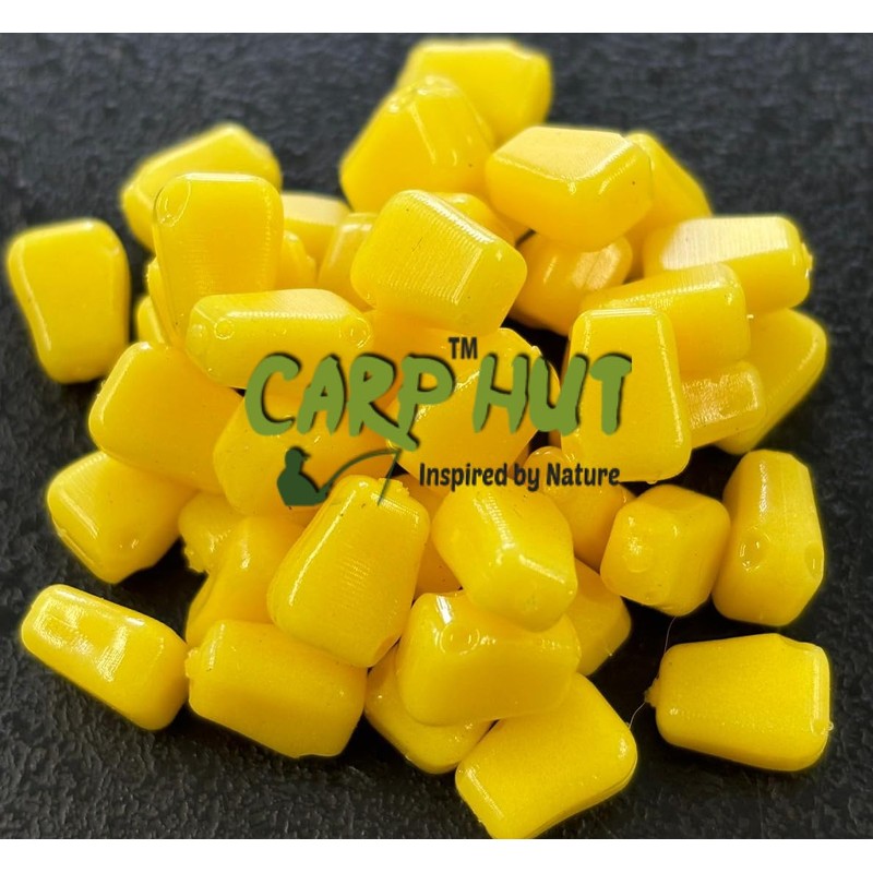 searigs Carp Hut Pop-Up Sweetcorn Bait, 12mm x 8mm, Yellow,