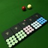 CRICAL TAOM Chalk Round Blue Green Pink Pool Snooker Chalk