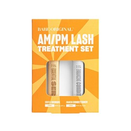 AM/PM Lash Treatment Set, Includes Essential Lash Serum & Enhancing Lash Conditioner, Promotes Thicker and Longer-Looking Lashes