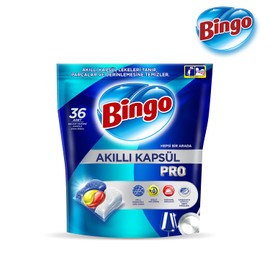 Bingo Akıllı Kapsül Pro Bulaşık Makinesi Deterjanı Tableti 36'lı