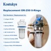 Koatukys 3Pcs OR-250 O-Ring for Culligan Filter Housings
