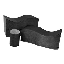 Perfect Stix - Napkin Band Black Napkin Band, 1.5" x 4.5", Black (Pack of 500)