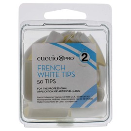 Cuccio Pro French White Tips - 2, 50count