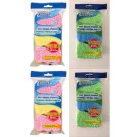 Nail Guard Sponges, Non-Scratch Heavy Duty Cleaning, (12 Sponges) (4 Pack)
