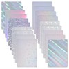 OLYCRAFT 18Pcs 9 Styles Silver Insert Cardstock for Electronic Reader