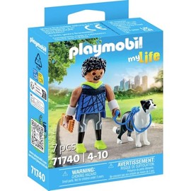 PLAYMOBIL 71740 Sporty Man with Border Collie