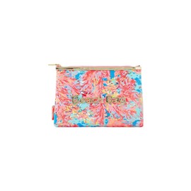 Lilly Pulitzer Large Pouch, Mutli Palm Beach Coral