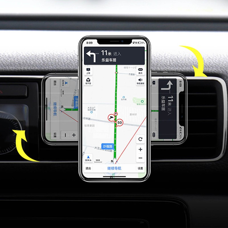 Car Magnetic Phone Holder 360 Degrees Adjustable Strong Magnet Air