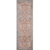 Loloi II Adrian Collection ADR-02 Rust/Denim 5'-0" x 7'-6" Area