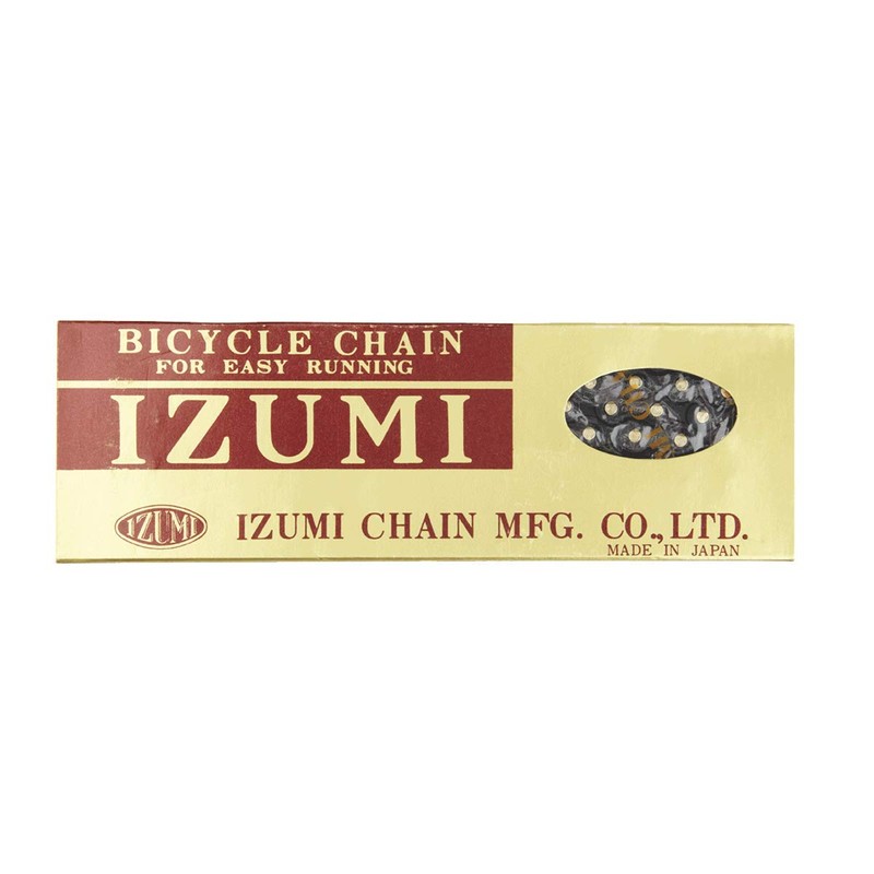 Izumi Standard Chain 1/8 x 1/2 (116 Links), Black/Gold