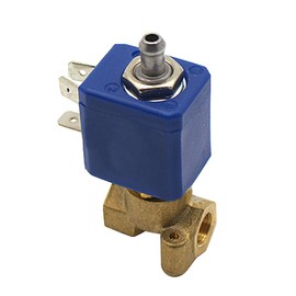 Jiayin JYZ-3 Normally Closed N/C 2/3 Way AC 110V - 120V 1/8" Brass Coffee Makers Steam Air Water High Pressure 2 Position 3 Way Water Solenoid Valve Boiler Valve