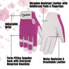 Dvox Leather Gardening Gloves, Heavy Duty Thorn Proof Work Gloves