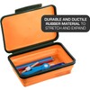 It's Academic Flexi Storage Boxes with Lids, Collapsible Pencil Case
