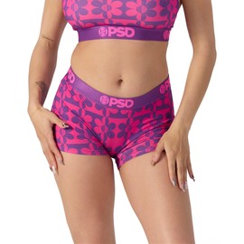 PSD Women's PSD Pop Modal Boy Shorts, Multi, S