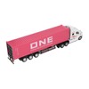 Container Truck Model 1:48 Vivid Exquisite Beautiful Decorative Toy Ornament