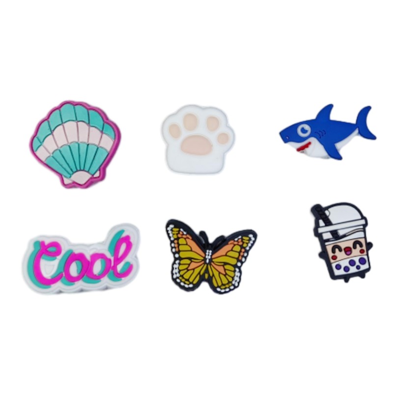 KEJITOUDM 30Pcs Random Cute Charms Used for Shoe Bracelet Wristband