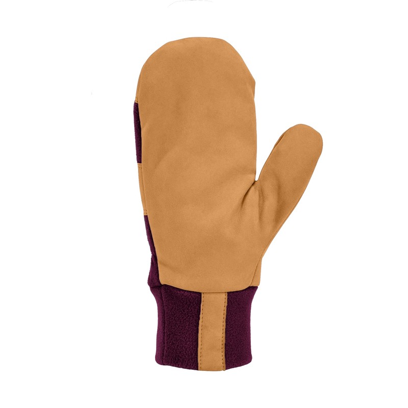 Carhartt Women's Wind Fighter Fleece Work Mitt, Eggplant Barley, Medium