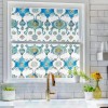 Unbranded 3D Stained Glass Window Film Privacy UV Block 17.71x39.4