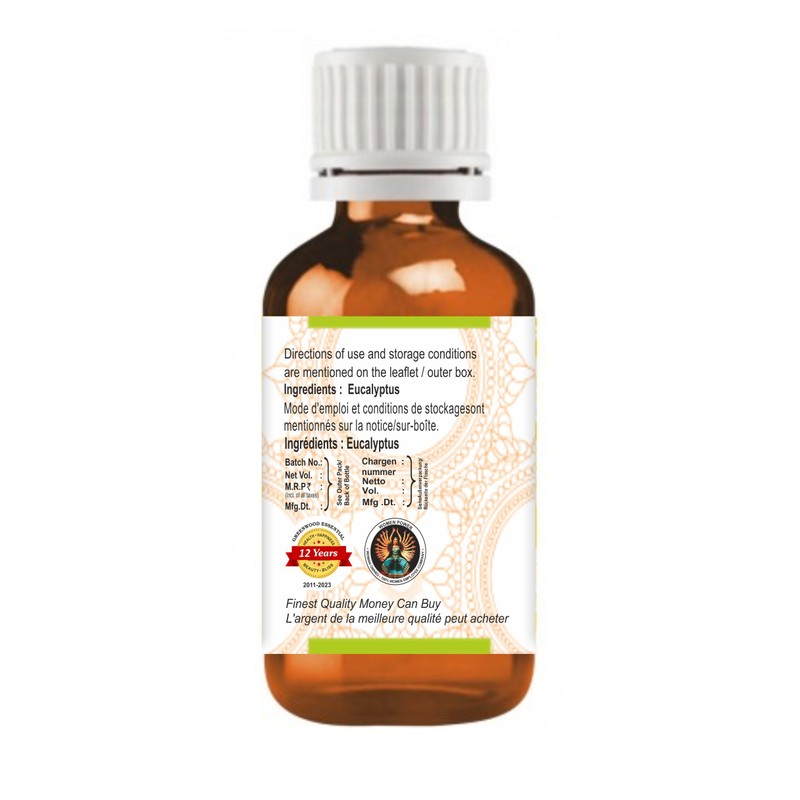 Greenwood Essential Natural Pure Eucalyptus Essential Oil (Eucalyptus Globulus) Natural