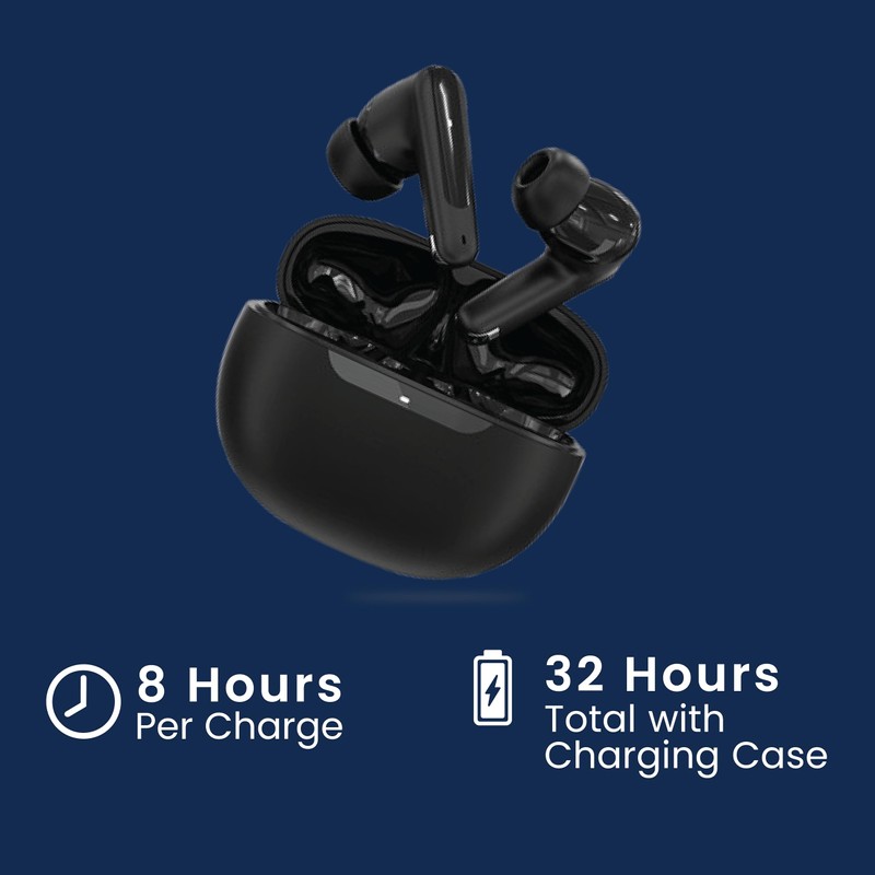 Scanmarker Bluetooth Wireless Earbuds with Microphone, 8 Hours Playtime, 32