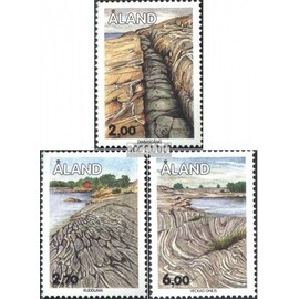 Finland - Aland 75-77 (complete.issue.) fine used/cancelled 1993 Rock formations (Stamps for collectors) Minerals/Fossils/Jewelry/Watches