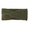 PIECES Pcjeslin Women's Wool Headband Noos Bc, Deep Lichen Green,
