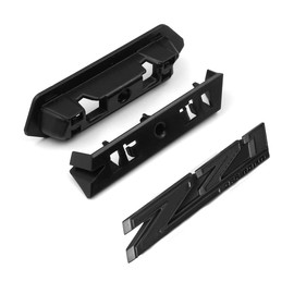 (Set of 3) 2019-2024 2pack Hood Z71 Off Road Emblems Plus Grille Z71 Offroad Badges Compatible with Silverado 84632695 84384428 (All Black)