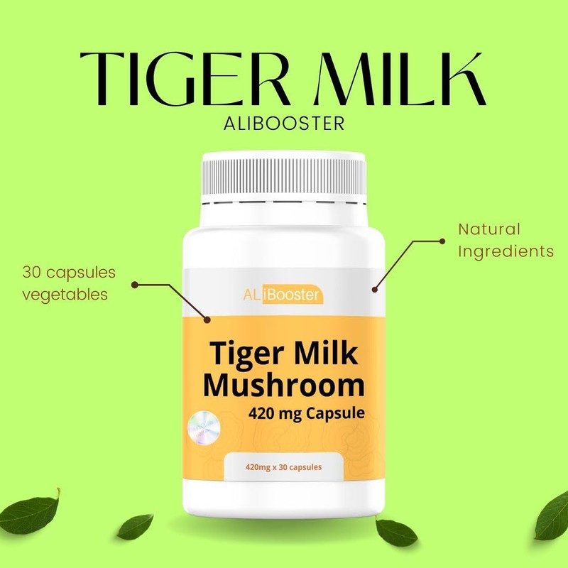 ALIBOOSTER - Mushroom Lignosus Tiger Milk - Tiger Milk 420mg