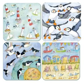 Emma Ball Coastal Seaside Coasters