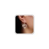 TseenYi Heart Rhinestone Dangle Earrings Silver Crystal Heart Drop Earrings Rhinestone Heart Love Dangle Earrings Glitter CZ Dangling Earrings Jewelry for Women and Girls