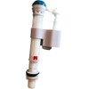 Universal Toilet Fill Valve with Adjustable Height and Removable Screen
