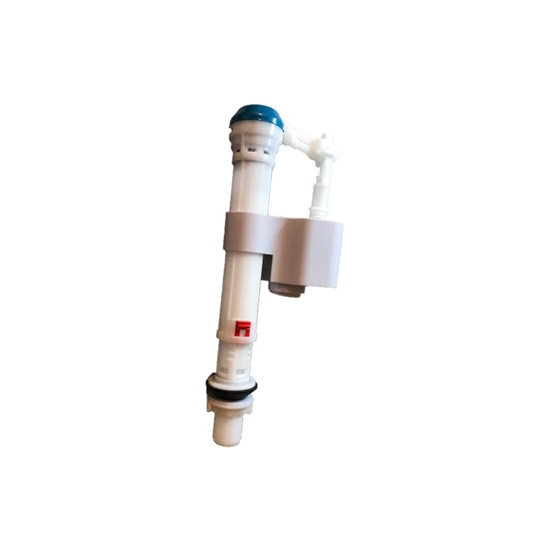 Universal Toilet Fill Valve with Adjustable Height and Removable Screen