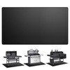 90x120 cm Fire Pit Mat, Large Black Fireproof & Heat