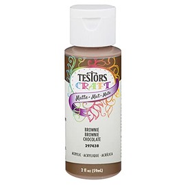 Testor Corp. Testors 2oz Acrylic Craft Paint - Brownie TES297438A Plastics Paint Acrylic