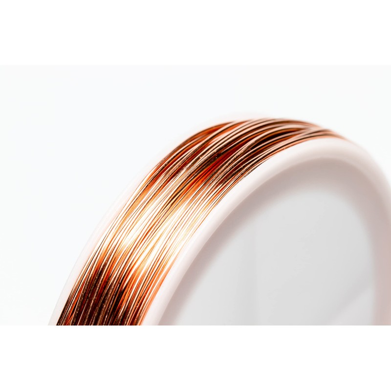 Filofly, calibre 28, alambre de cobre, medio duro, redondo, (5