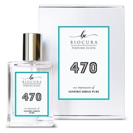 BIOCURA BC Perfume 470 Inspired by Sospiro Erbah Pure For Women & Men Replica Fragrance Dupes Eau de Parfum Spray Bottle 1.7 Fl Oz/50ml-X1