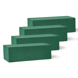 FloraCraft Floral Artesia WetFōM 4 Piece Brick 2.8 Inch x 3.8 Inch x 8.8 Inch Green