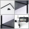 Sayayo Heavy Duty Shelf Brackets Black Shelf Bracket, Stainless Steel