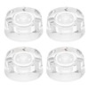 sourcing map 4pcs Electric Guitar Knobs Clear Speed Volume Tone