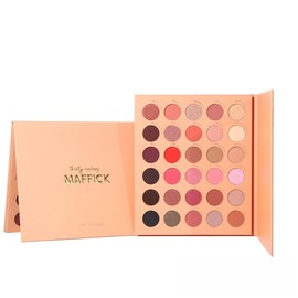 MAFFICK Paleta de Sombras de Ojos, 30 Colores, Acabados Mate, Brillante y Metálico (01, 236g)